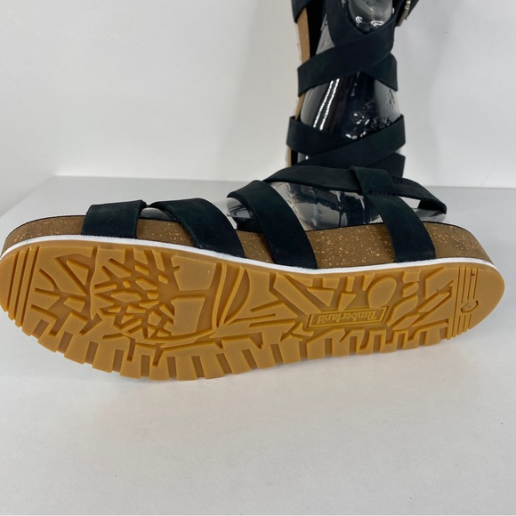 Timberland Malibu Waves Womens Ankle Strap Sandals Black Nubuck UK5.5 - Picture 4 of 6
